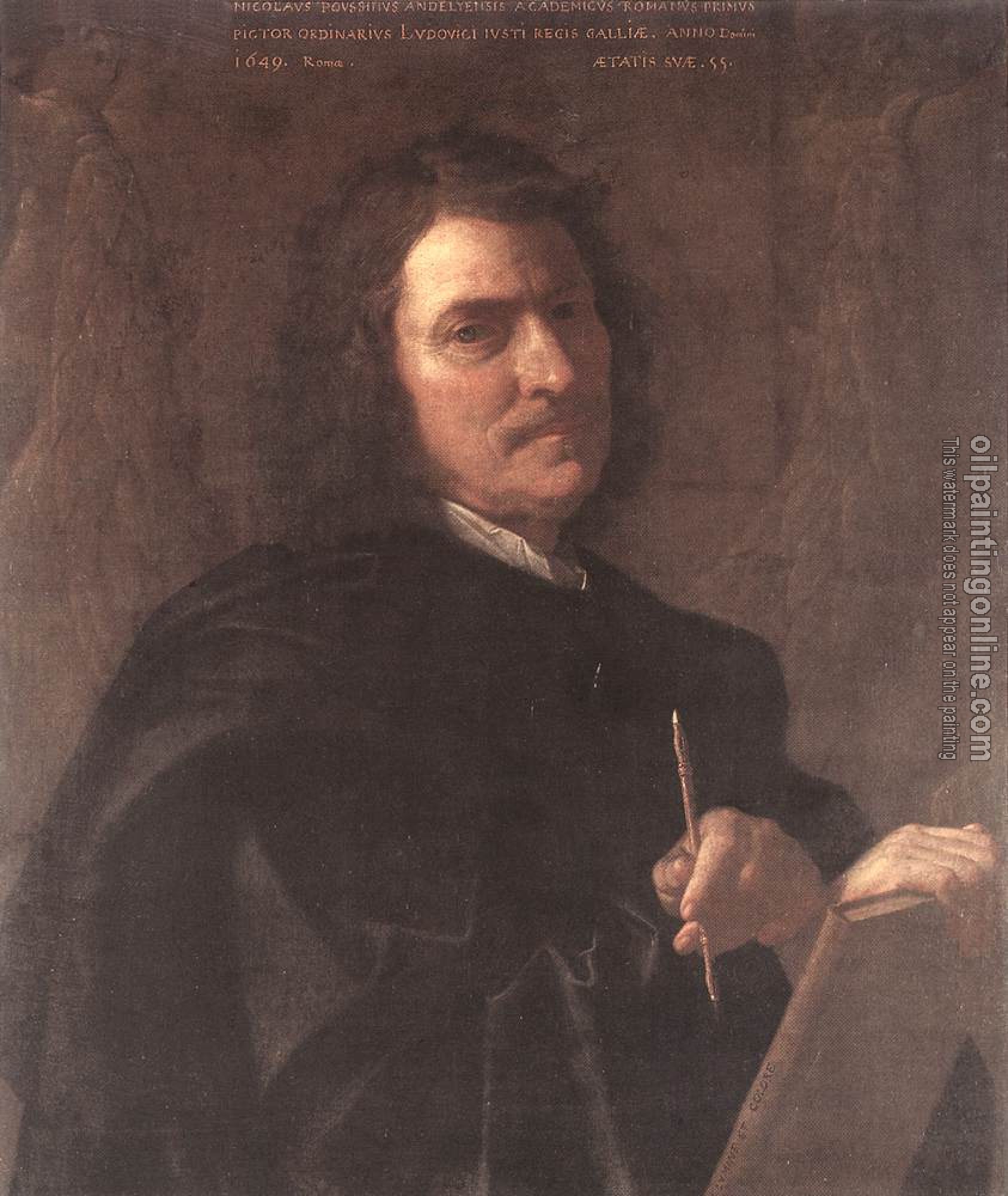 Poussin, Nicolas - Self portrait